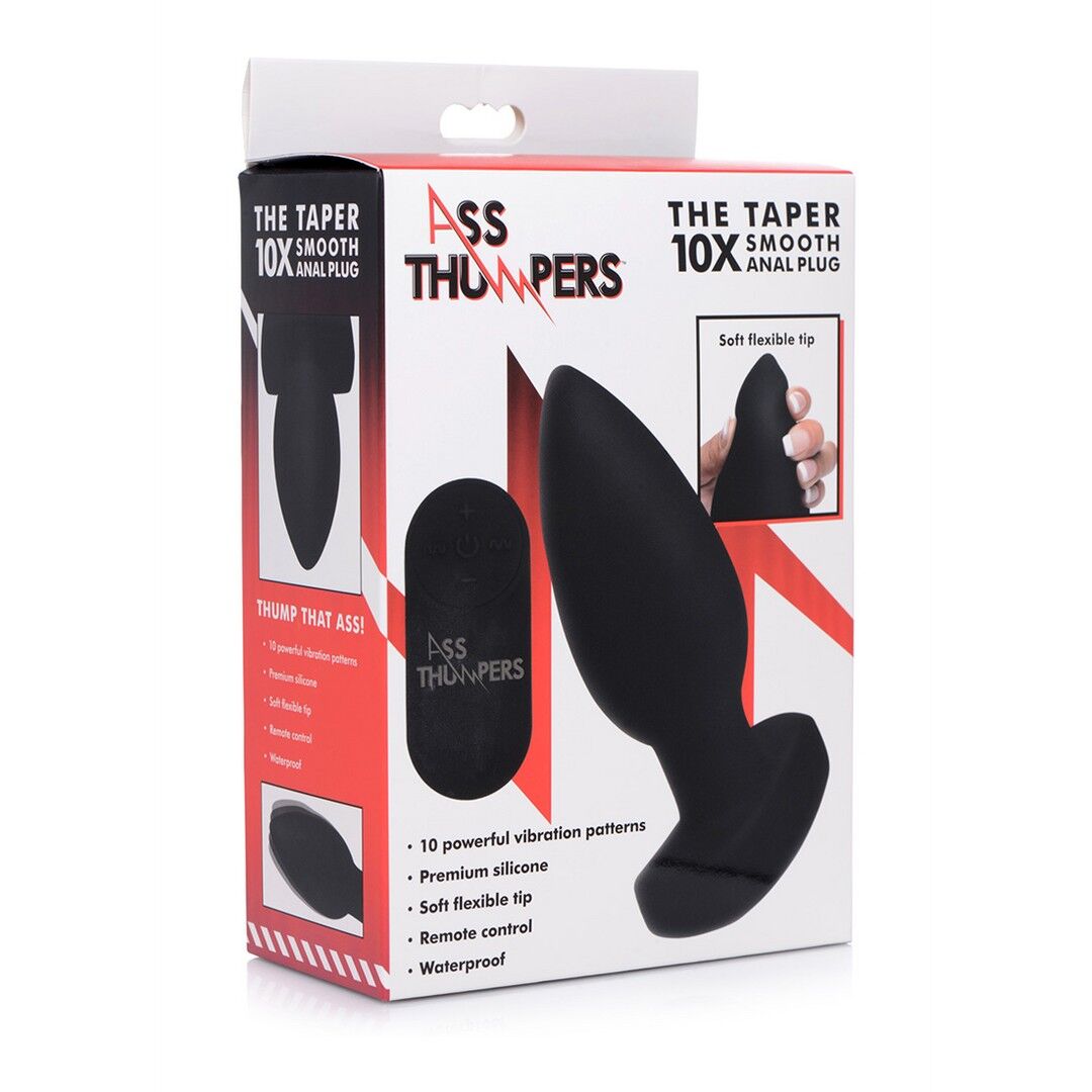 Sanfter vibrierender Analplug mit Fernbedienung