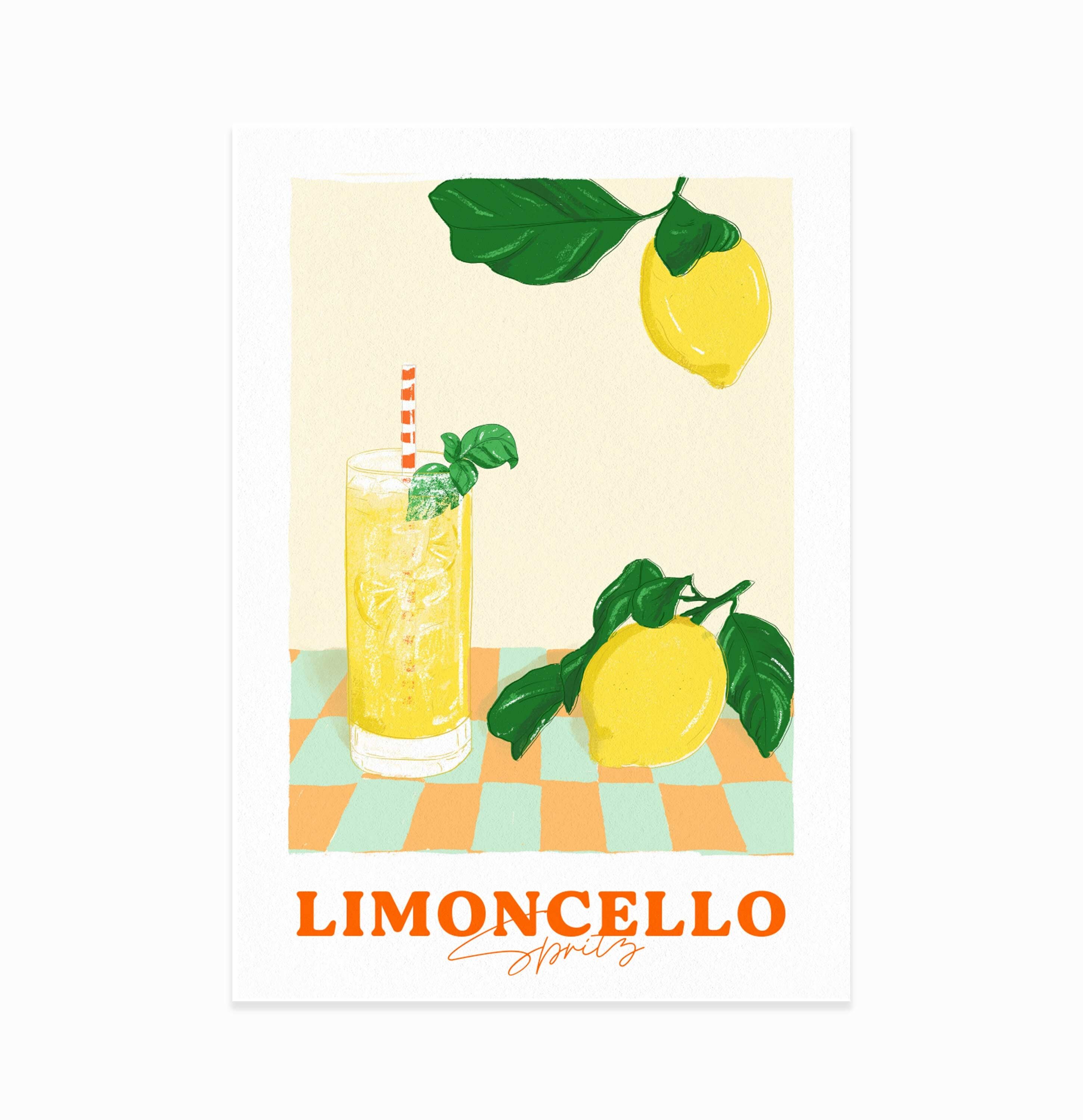 Poster del cocktail Limoncello Spritz