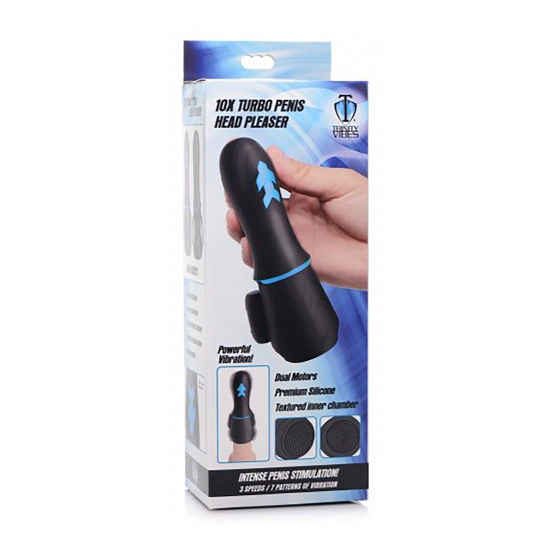 Turbo Silicone Penis Head Pleaser