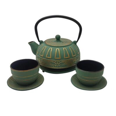 Set Tetera 0,8L.C/Salv+2Vas+2Posavas