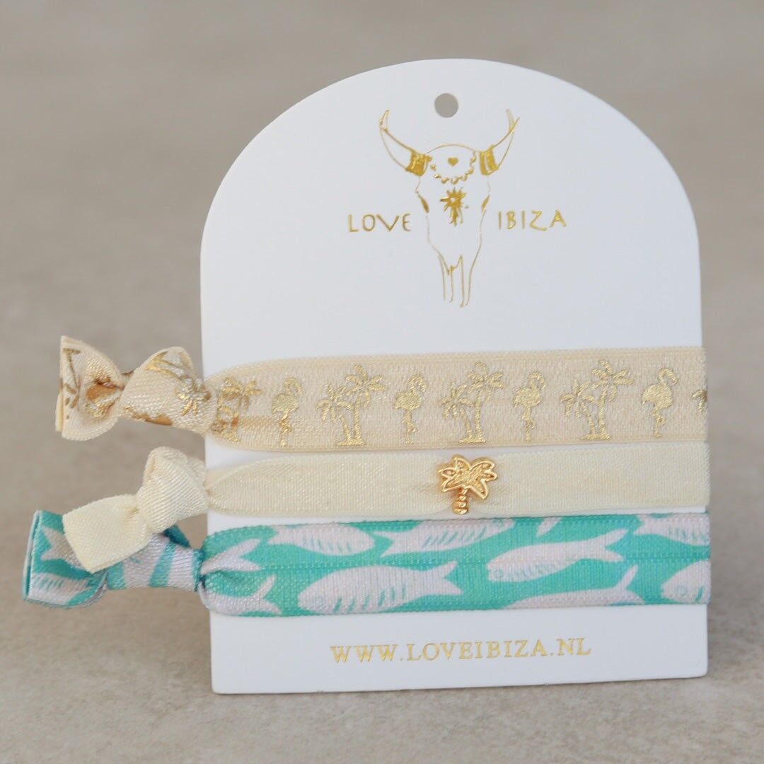 Bandes élastiques Ibiza Palmier doré