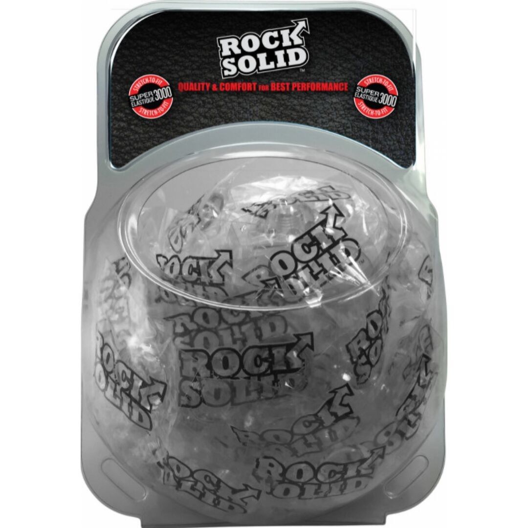 Doc Johnson - Clambowl 50-teiliges C-Ring-Set - Schwarz