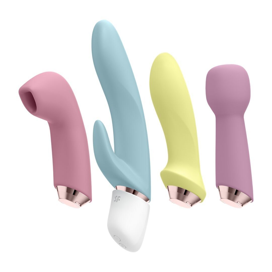 Satisfyer - Marvelous Four - Vibrador con Diferentes Accesorios