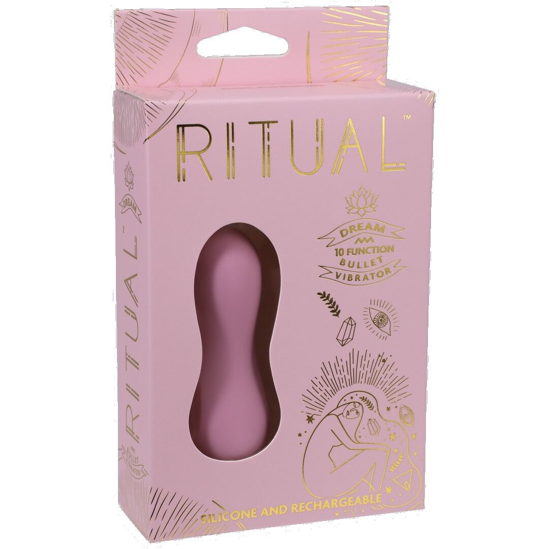 Dream - Wiederaufladbarer Bullet-Vibrator aus Silikon - Rosa