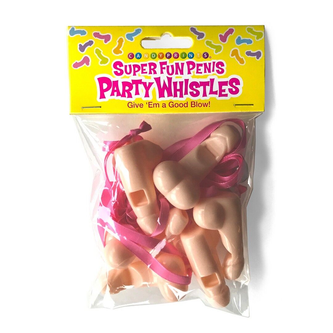 Super Fun Penis - Fischietti da festa - Confezione da 6