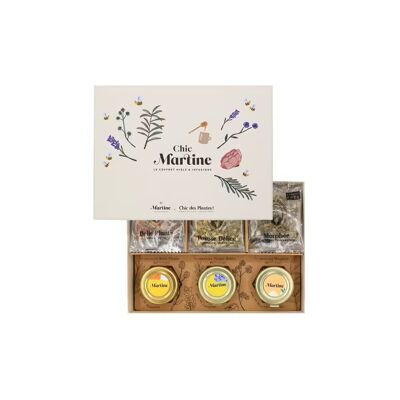 Coffret Infusions – Miels «Chic Martine»