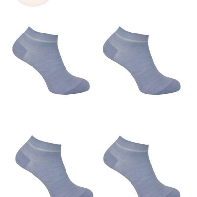 Calzini di bambù da donna 4 paia viola