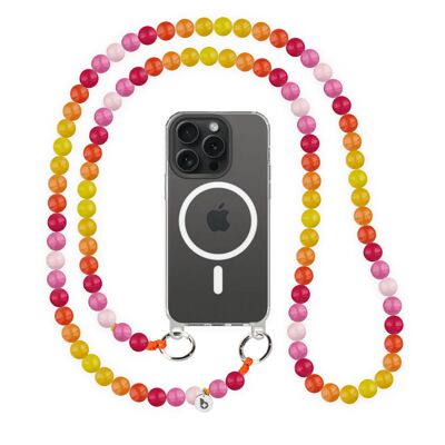Catena per cellulare Pearls Sunset incl. Toppa