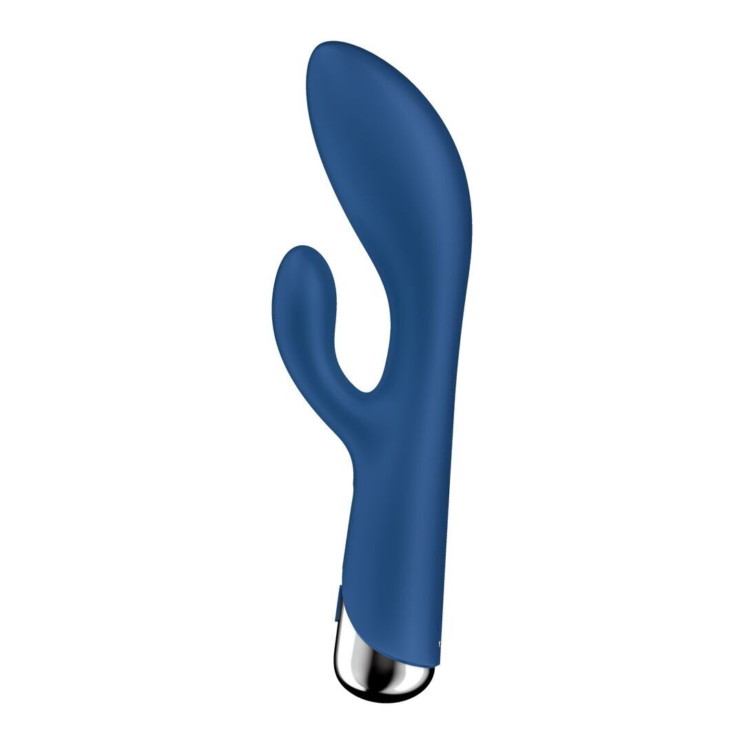 Satisfyer – Rotating Bunny 1 – Rotierender Bunny-Vibrator – Blau – Blau