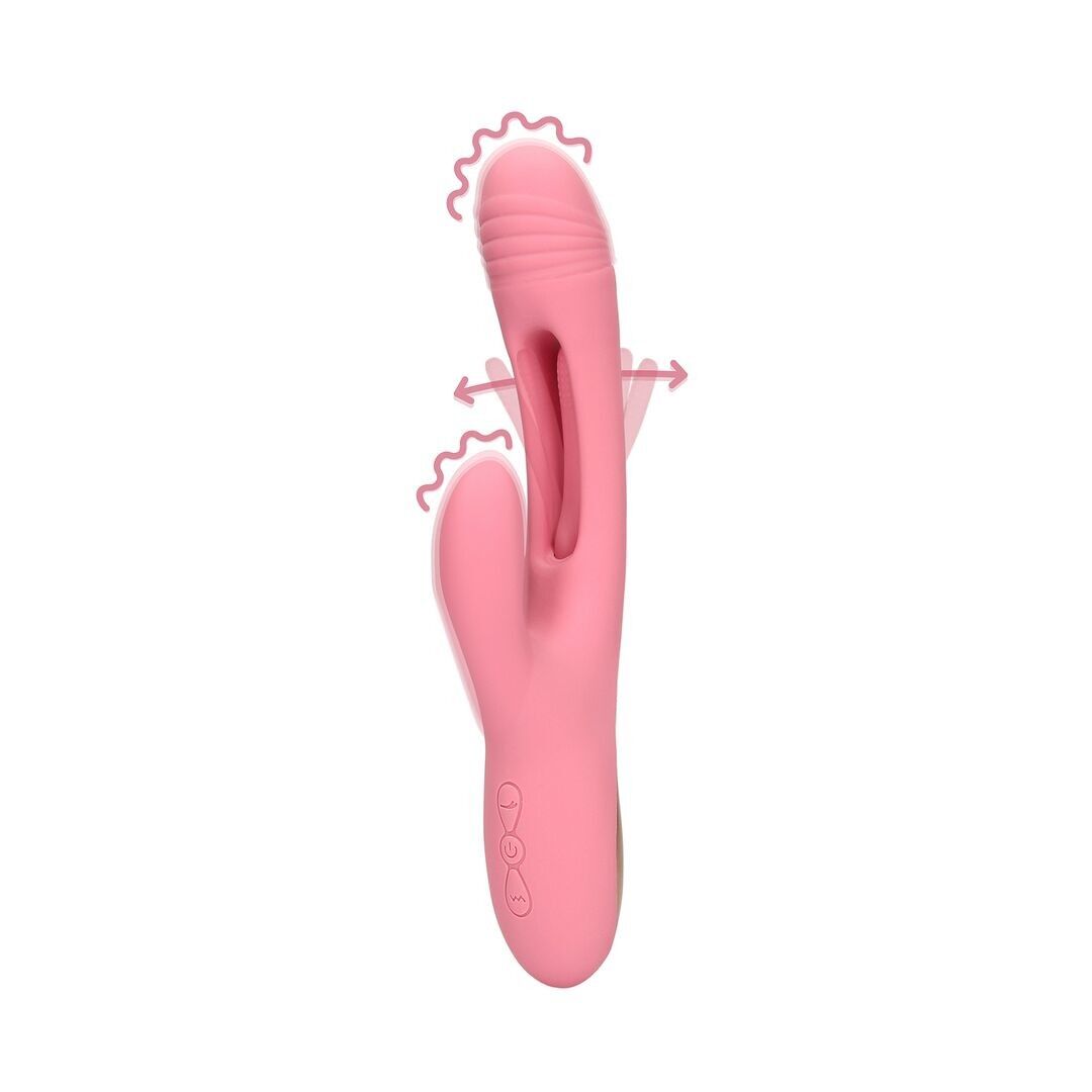 Loveline by Shots – Flatternder G-Punkt-Rabbit-Vibrator – Arabesque Pink – Pin...
