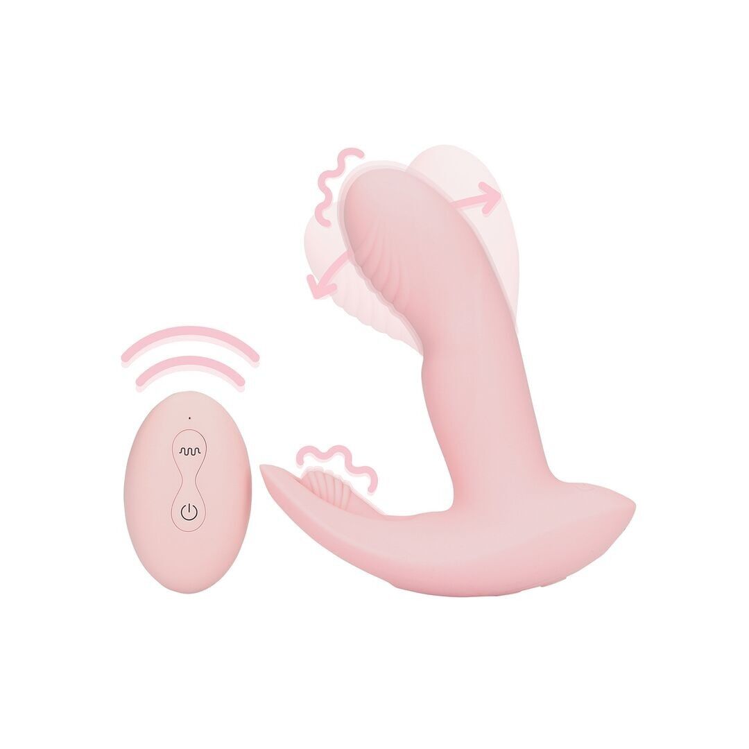 Loveline by Shots - Vibrador de movimiento de dedos portátil con control remo...