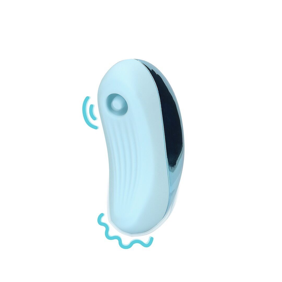 Loveline by Shots - Vibrador de Clítoris de Onda Pulsante - Azul Ártico - Arc...