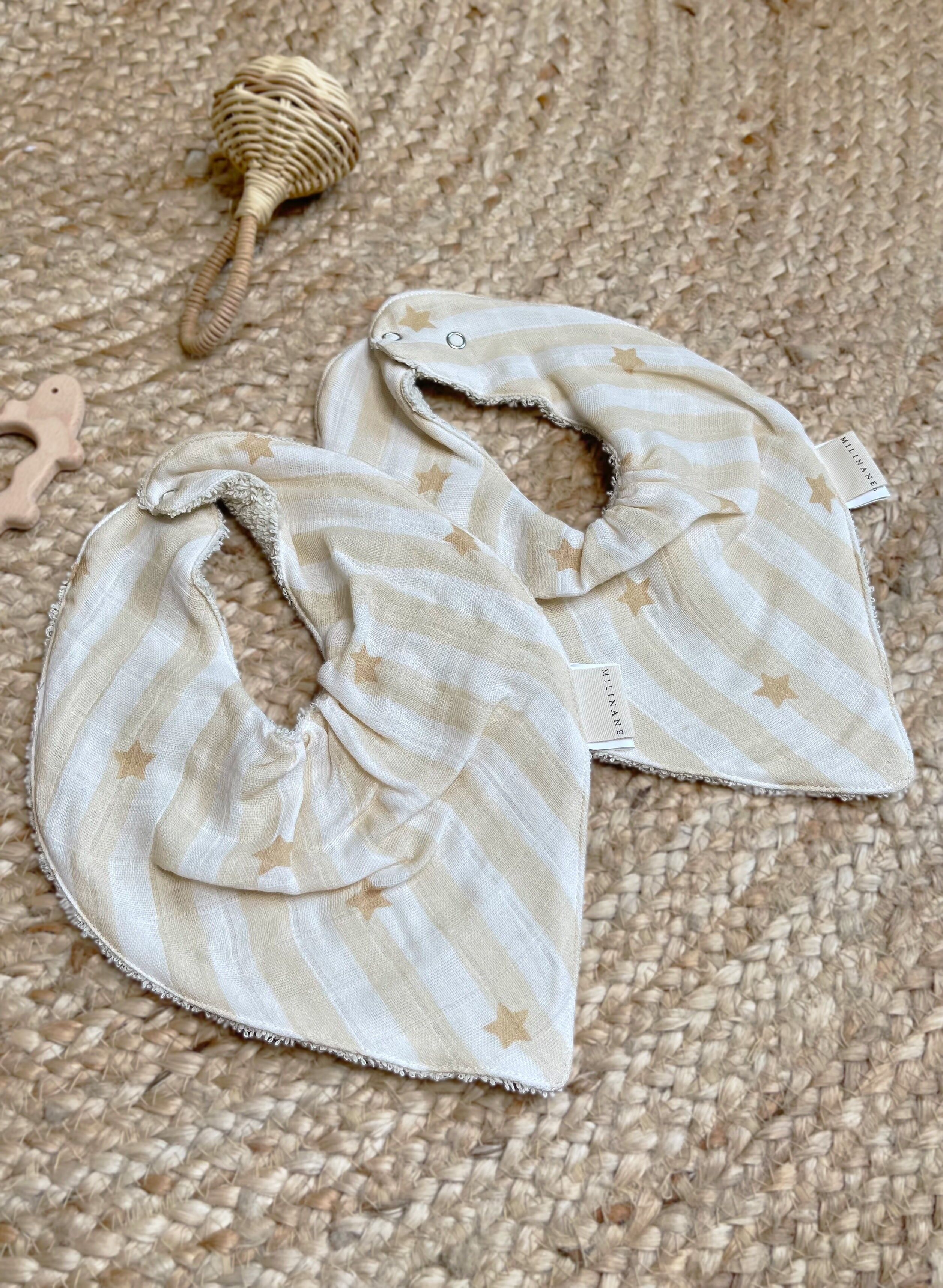 2er-Set Bandana-Lätzchen - MAEL