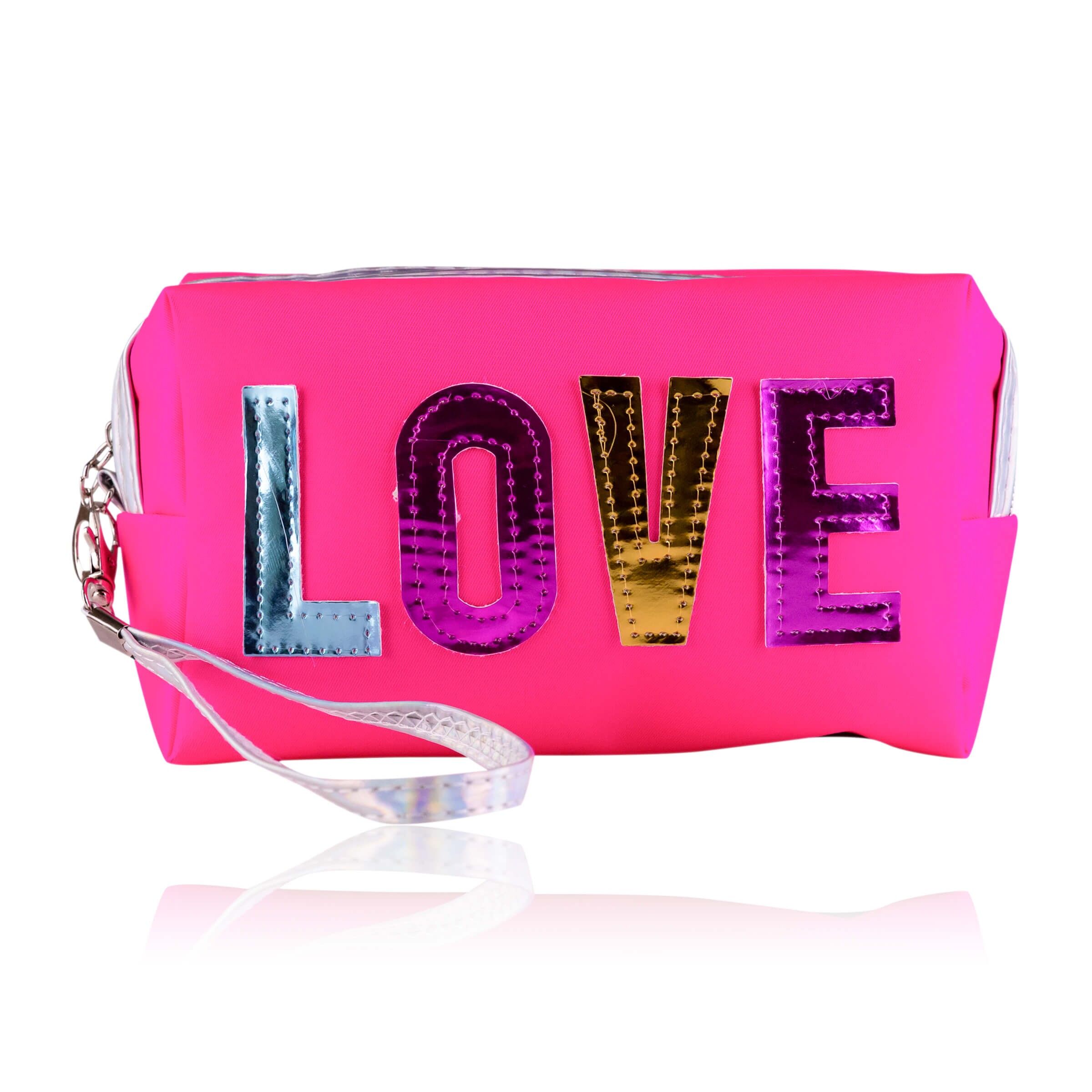 Trousse de toilette  rose Love (18x10x6 cm)-3161012