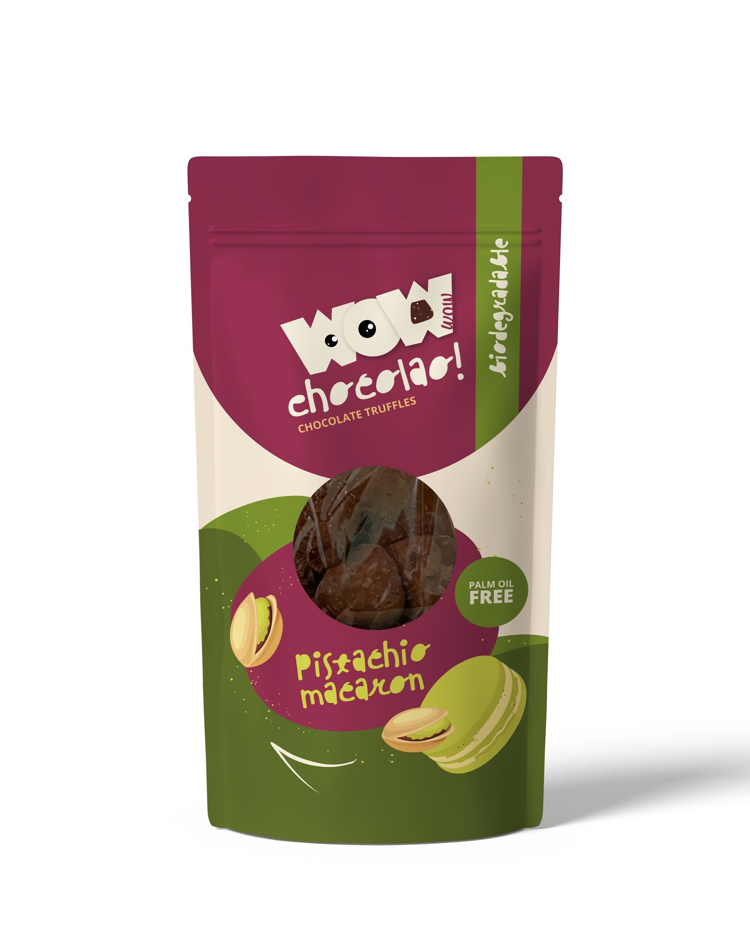 Macaron al Pistacchio - Busta Biodegradabile da 200g