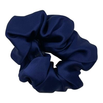 Sif Seiden-Scrunchies-Royal Blue