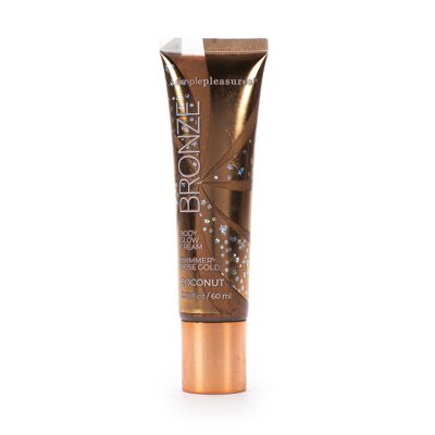 Bronze glittery face & body radiance cream 60ml, scent: Coco-350991