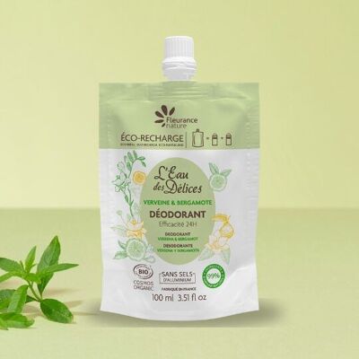 VERBENA DEODORANT REFILL - ORGANIC BERGAMOT - summer