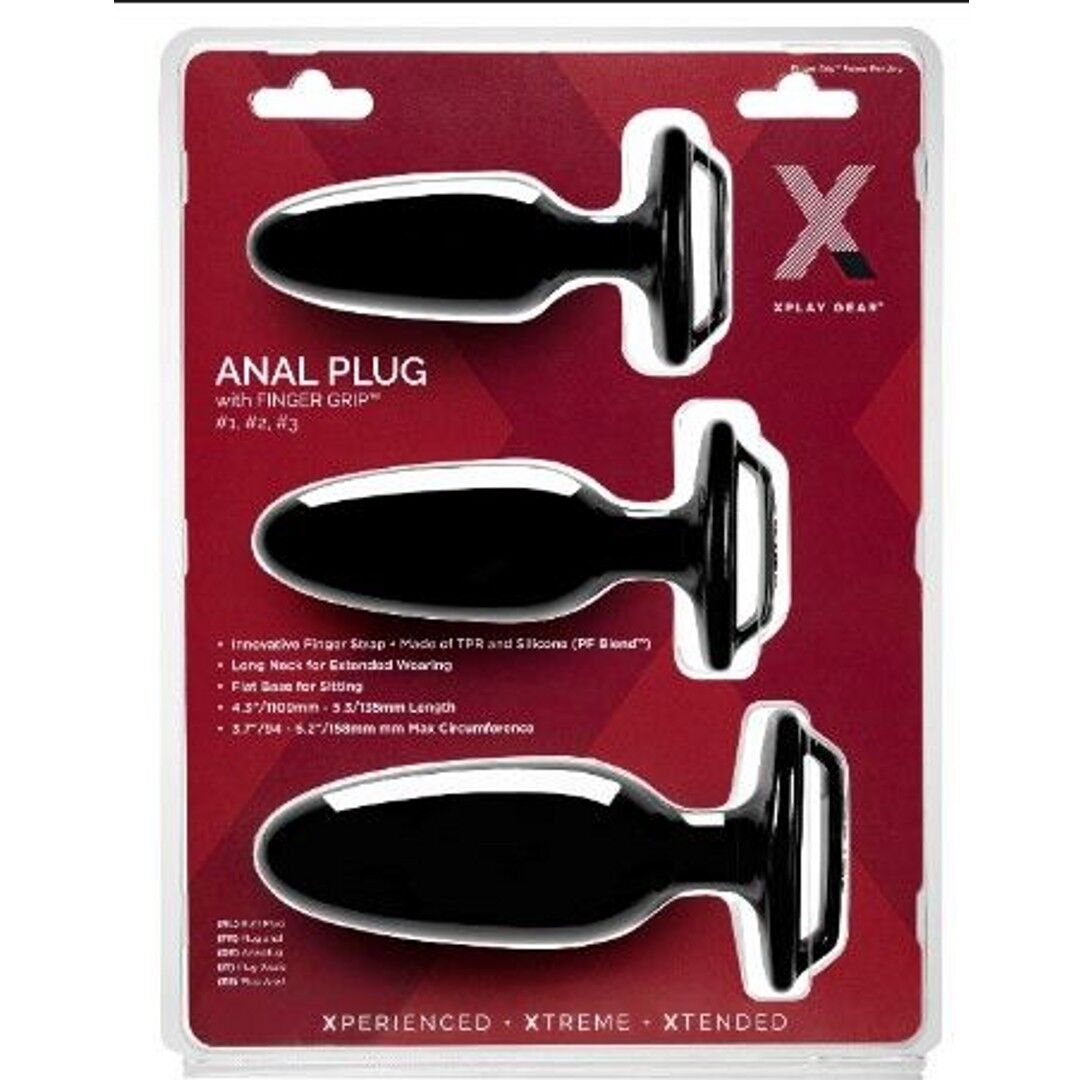 Finger Grip Plug Starter Kit - Butt Plug Kit mit Fingergriff