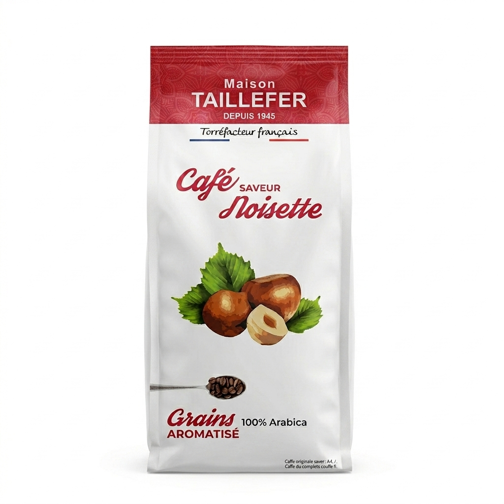 HAZELNUT FLAVOR COFFEE 225G BEAN