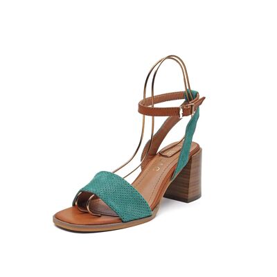Heeled Sandals - 1571 Green