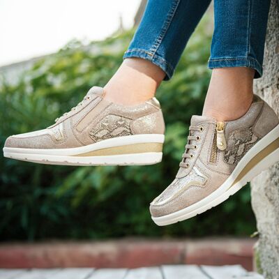 Sneakers in pelle con aerosemelle® (2002300_0032)
