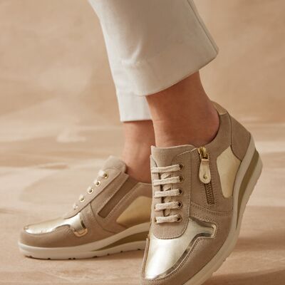 Sneakers in pelle con aerosemelle® (2002300_0038)