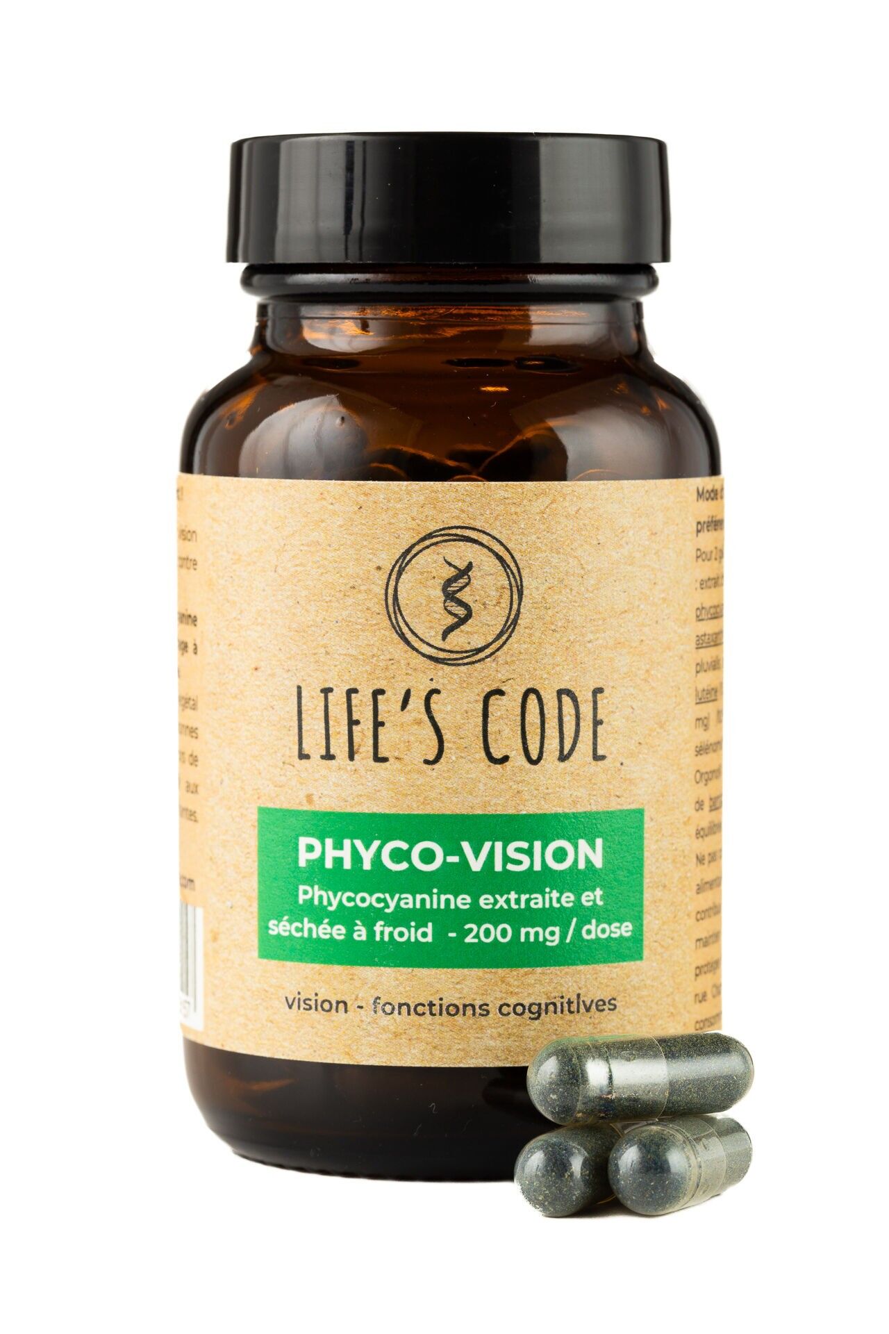Phyco-Vision – Fórmula antioxidante para la salud ocular (60-180 cápsulas)