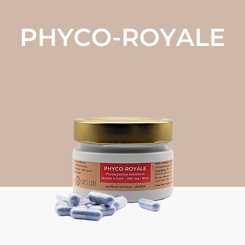 Phyco-Royale – Energie & Vitalität mit Phycocyanin und Gelée Royale (60-180 Kapseln)