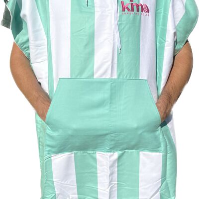 Poncho de microfibra para surf - Etxola Mint