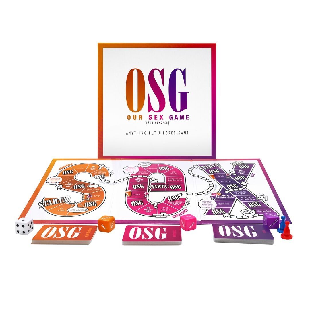 Spiele für Erwachsene - Unser sinnliches Spiel - Sexy Brettspiel - Schwedisch