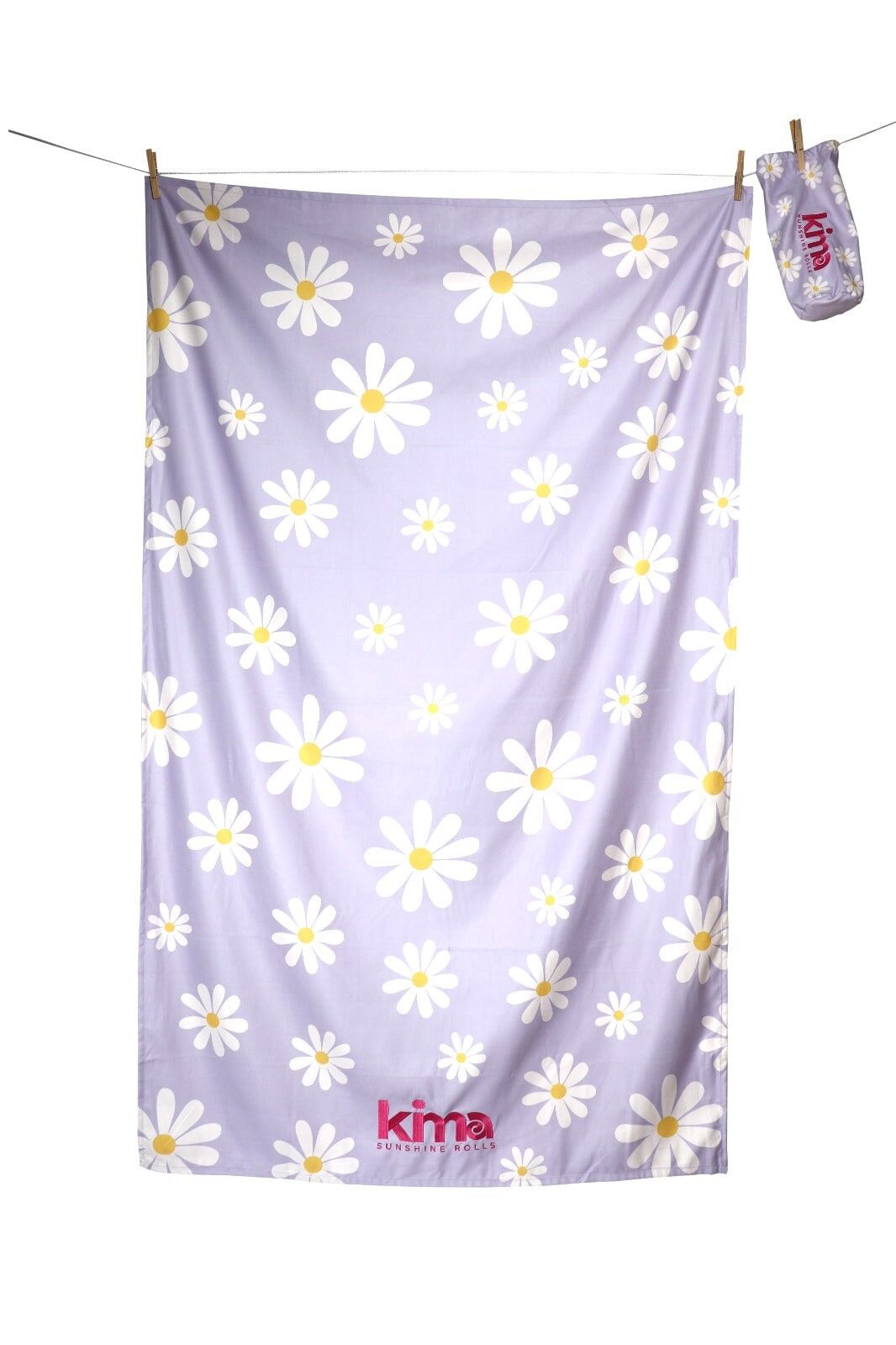 Asciugamano da spiaggia in microfibra XXL - Margherite