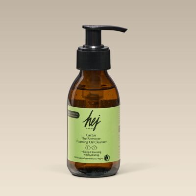 HEJ ORGANIC Cactus The Remover Olio detergente schiumogeno 105ml