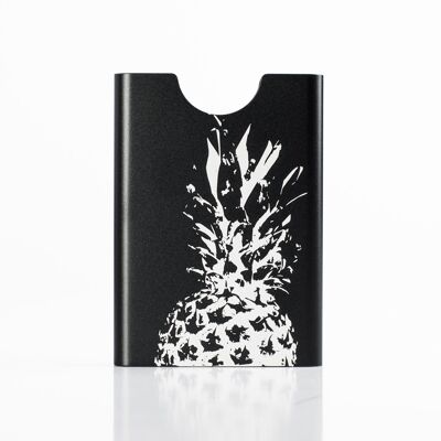 Thin king card holder - pineapple - new black