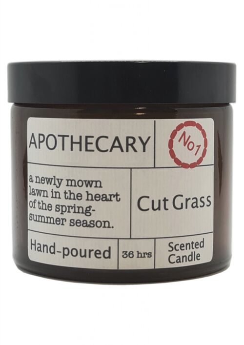 Luxury Apothecary Handmade Candle - Cut Grass