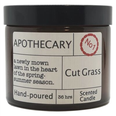 Luxury Apothecary Handmade Candle - Cut Grass