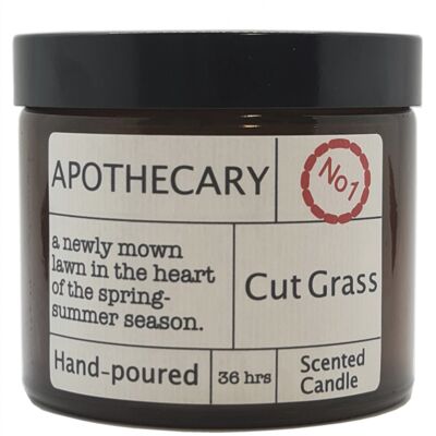 Luxury Apothecary Handmade Candle - Cut Grass