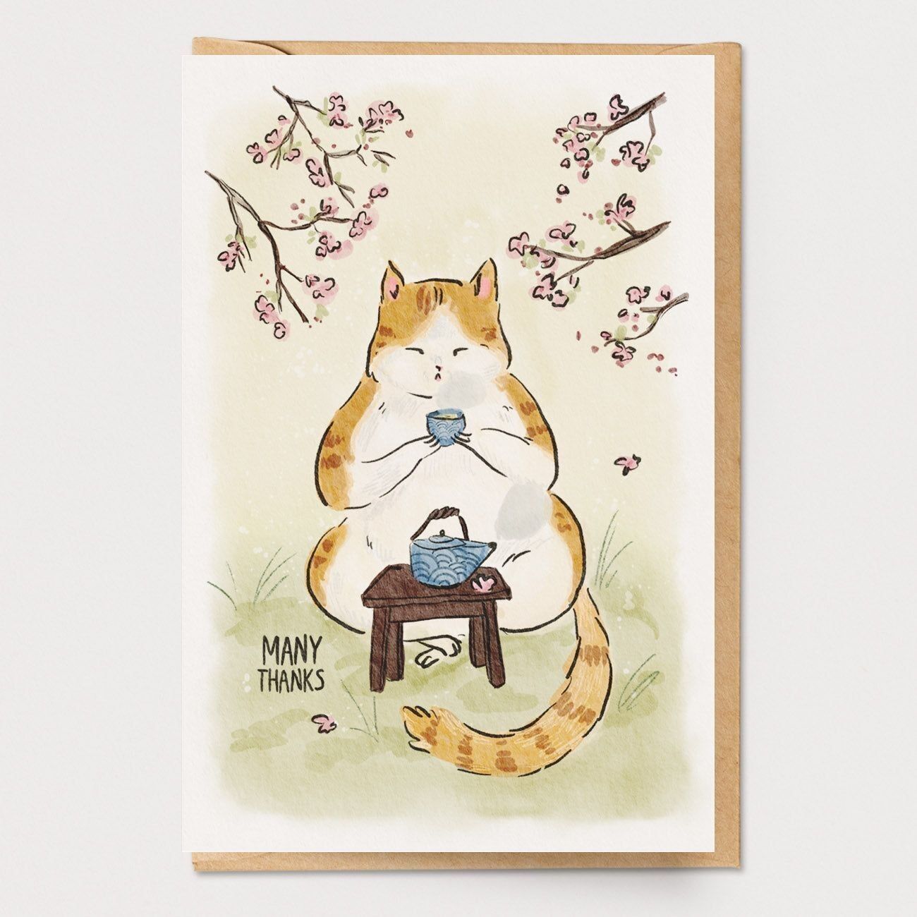 Carta del gatto Matcha