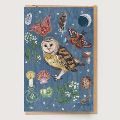 Owl Night Card