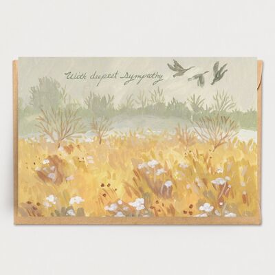 Wild Geese Sympathy Card