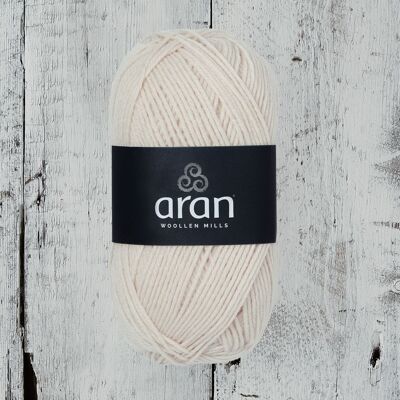 100 % Merinowolle – Aran-Garn – Creme