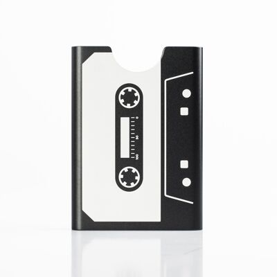 Thin king credit card holder - black cassette