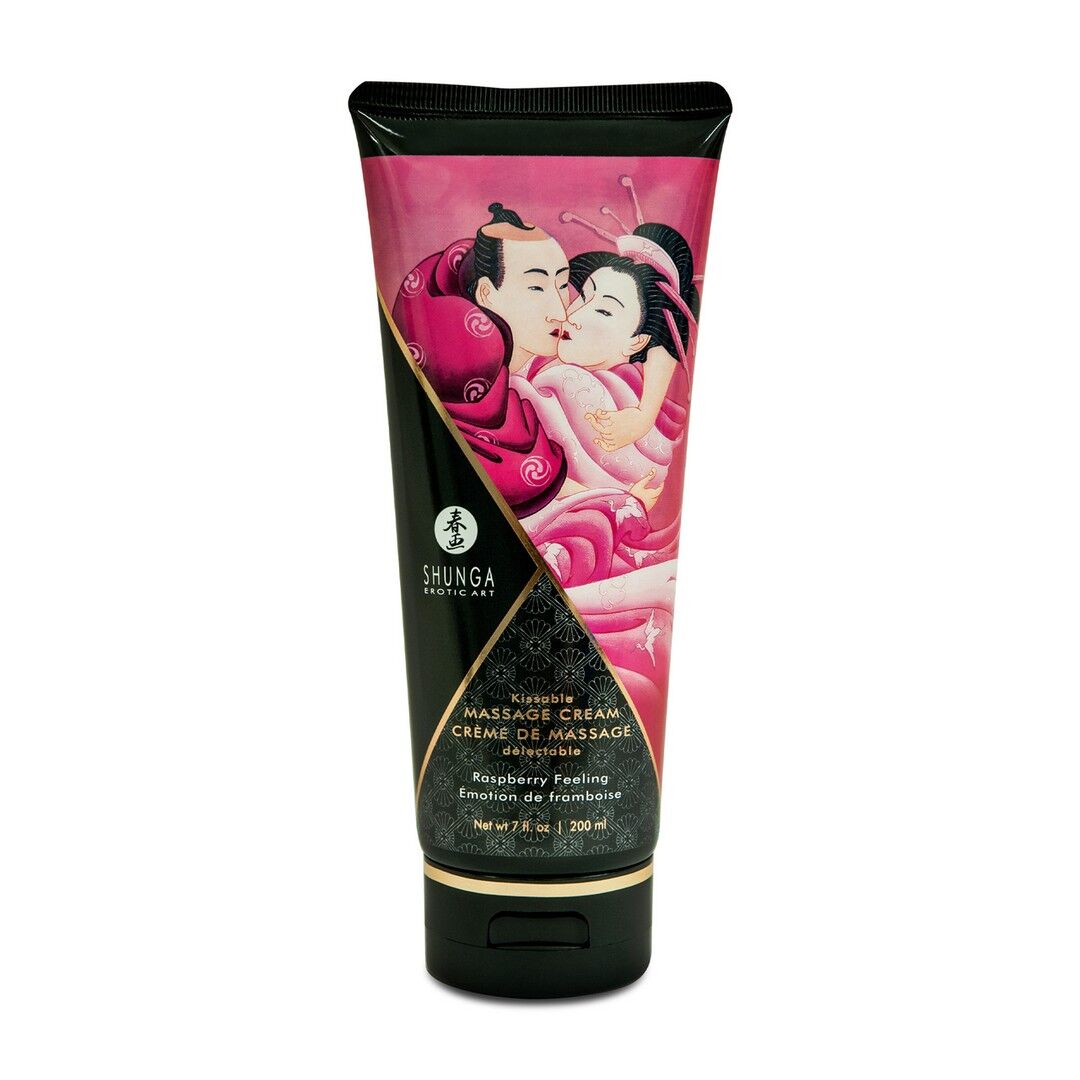 Kissable Massagecreme - Himbeergefühl - 7 fl oz / 200 ml