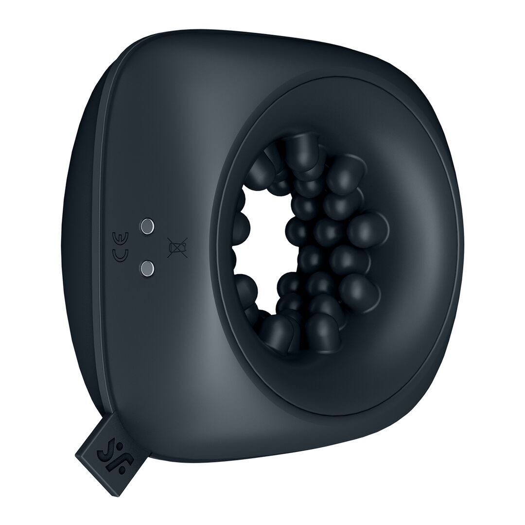 Satisfyer - Anello stimolante - Nero - Nero