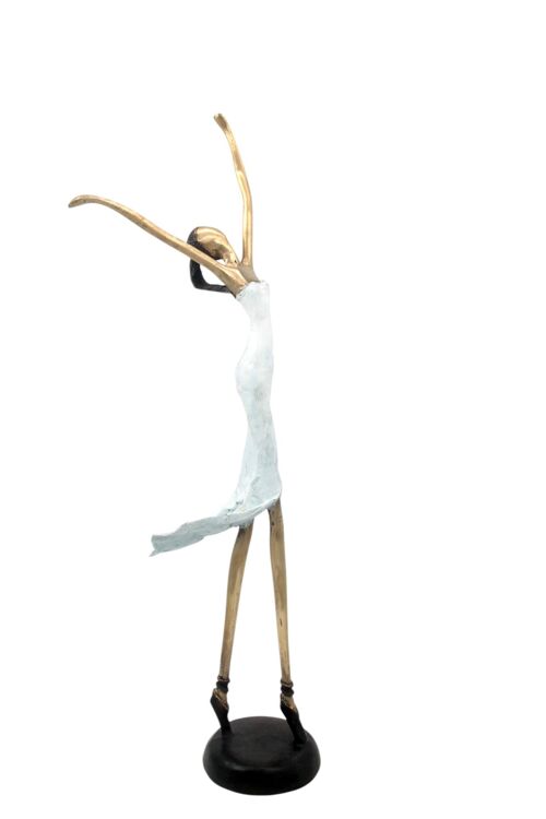 Bronze danseuse 55 cm blanc n°1