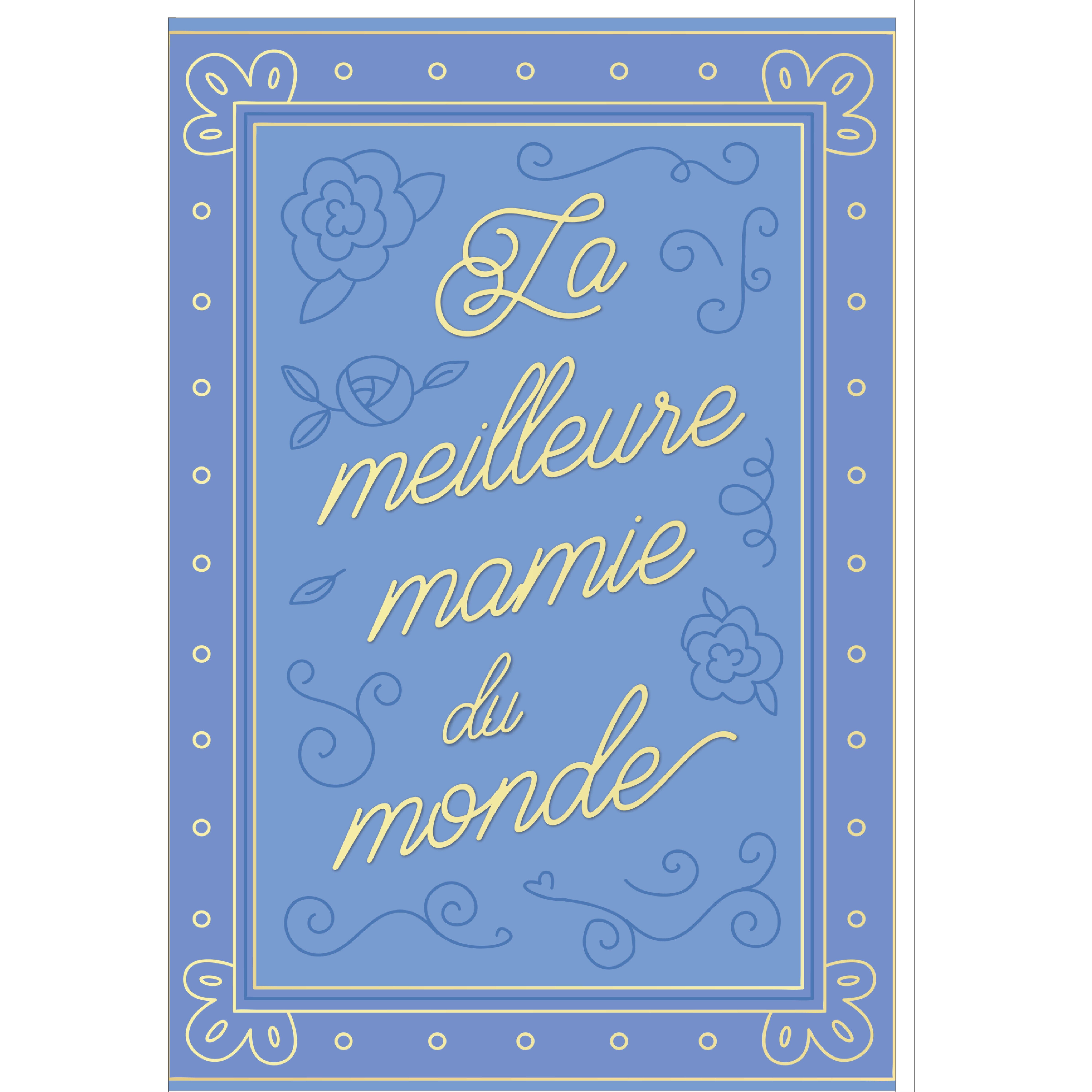 Großmuttertagskarte - Die beste Oma der Welt