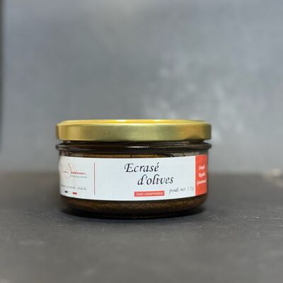 Olive schiacciate - Crema di verdure