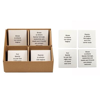 10cm Family Deco Coaster