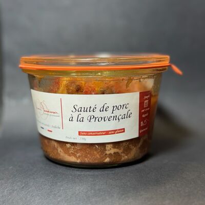 Sauté de Porc à la Provençale - plat cuisiné longue conservation - 250g