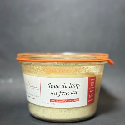 Joue de Loup au Fenouil - plat cuisiné longue conservation - 250g